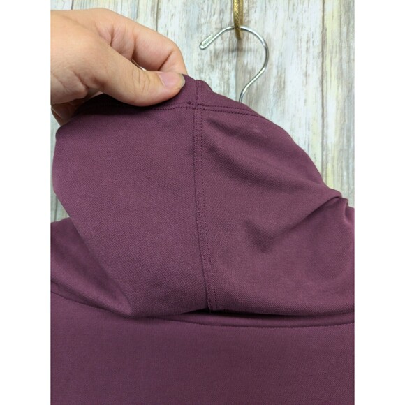 Calvin Klein Women's Performance Cowl Neck Sweatshirt Purple Pink Athleisure 2X - Picture 8 of 12